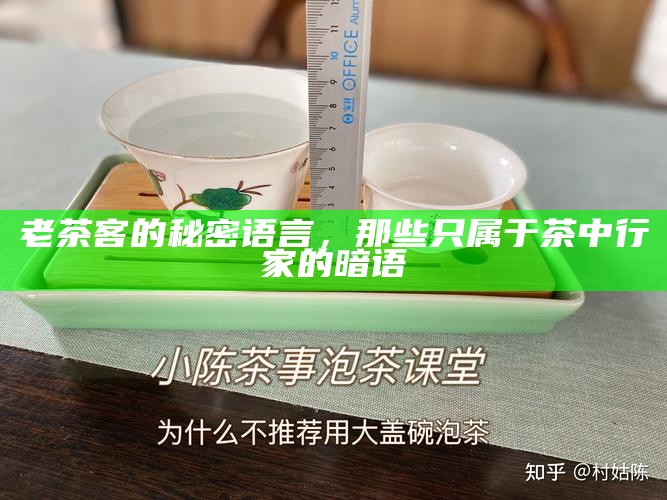 老茶客的秘密语言，那些只属于茶中行家的暗语