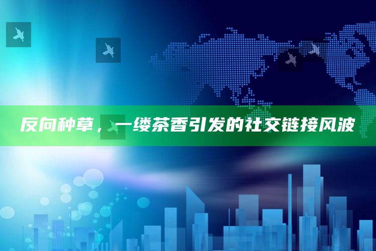 反向种草，一缕茶香引发的社交链接风波