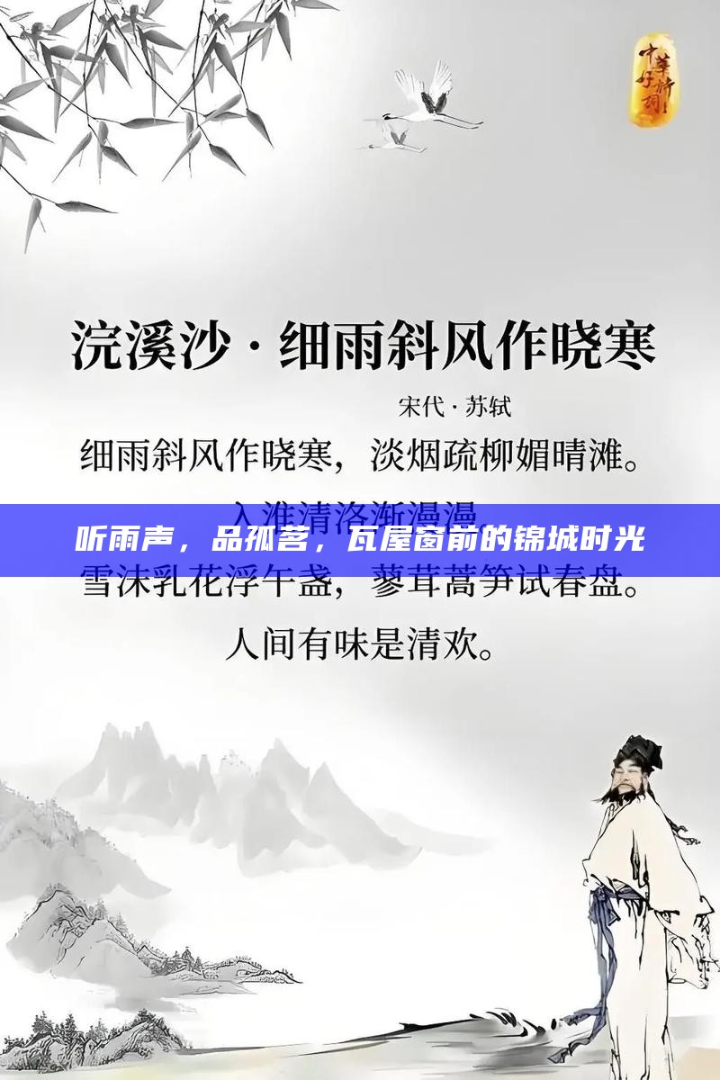 听雨声，品孤茗，瓦屋窗前的锦城时光